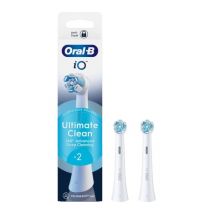 ORAL-B iO Ultimate Clean Replacement Toothbrush Head - Pack of 2, White