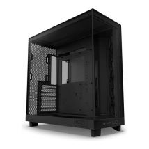 NZXT H6 FLOW ATX Mid-Tower PC Case - Black