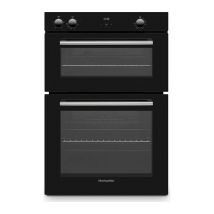 MONTPELLIER MBIDO90 Built-In Double Oven - Black & Stainless Steel