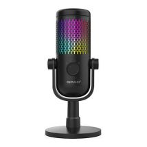 QPAD Omnibeam Stream RGB Pro Microphone - Black