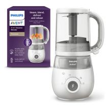 PHILIPS AVENT Avent Premium 4-in-1 Baby Food Steamer & Blender - White