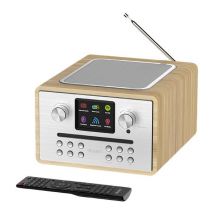 MAJORITY Homerton 2 DAB+/FM Smart Bluetooth Radio - Oak