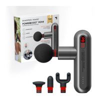 SHARPER IMAGE Powerboost Move Portable Percussion Massager - Grey