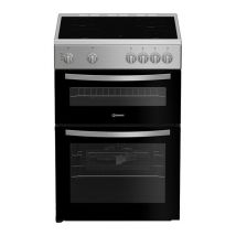 INDESIT IDE6VMX 60 cm Electric Ceramic Cooker - Stainless Steel