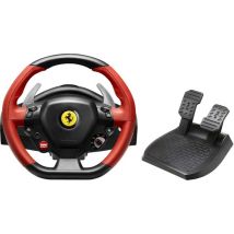 THRUSTMASTER Ferrari 458 Spider Racing Wheel & Pedals - Black & Red