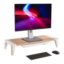 PROPERAV P-MRB1 Laptop Riser & Monitor Stand - White