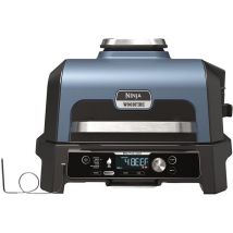 NINJA Woodfire Pro Connect XL OG901UK Outdoor Electric BBQ Grill & Smoker - Black & Blue