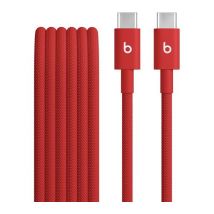 BEATS USB-C to USB-C Woven Cable - 1.5 m, Rapid Red