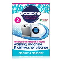 ECOZONE Washing Machine & Dishwasher Cleaner Tablets