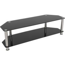 AVF SDC1400 TV Stand - Black & Chrome