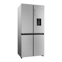 HAIER HCR3818EWMM Fridge Freezer - Platinum Inox