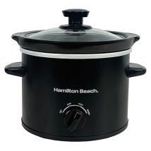 HAMILTON BEACH The Mighty Mini Slow Cooker - Black
