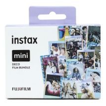 INSTAX Deco Mini Confetti, Mermaid Tail & Blue Frame Film - 30 Shot Pack