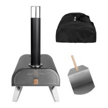 GEORGE FOREMAN GFWPPO1BPC Wood Pellet Pizza Oven - Black