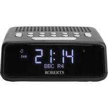 ROBERTS Ortus DAB+/FM Clock Radio - Black