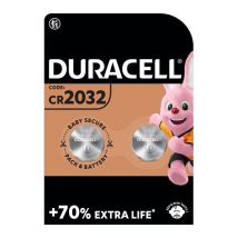 DURACELL DL2032/CR2032/ECR2032 Batteries - Pack of 2