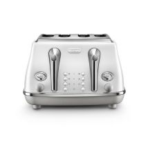 DELONGHI Icona Capitals CTOC4003.W 4-Slice Toaster - White