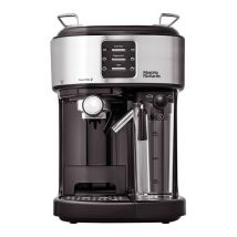 MORPHY RICHARDS 172023 Traditional Pump Espresso Coffee Machine - Black & Silver