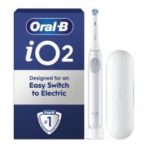 ORAL-B iO2 Electric Toothbrush & Travel Case - Simple White