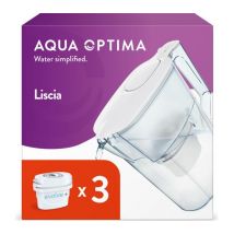 AQUA OPTIMA Aurora Liscia Water Filter Jug and Evolve+ Filter Bundle