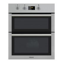 HOTPOINT Class 4 DU4 541 IX Electric Built-under Double Oven - Black & Stainless Steel