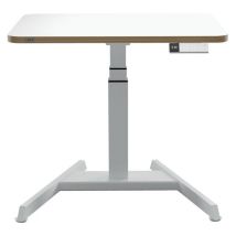 LEITZ Ergo Small Electric Sit Standing Desk - White