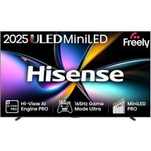 HISENSE U7Q PRO 100" Mini LED 4K 165Hz Smart AI TV with Freely - 100U7QTUK PRO