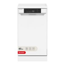 SHARP QW-NS1EF49E0W-EN Slimline Dishwasher - White
