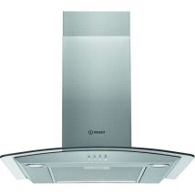 INDESIT IHGC 6.5 LM X Chimney Cooker Hood - Silver