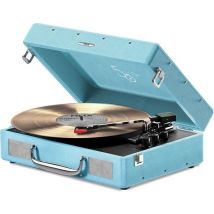 MIXX Revival 55 MRRP-55-BL-462 Belt Drive Bluetooth Turntable - Turquoise Blue