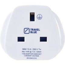 TRAVEL BLUE TB-170 UK to EU Travel Plug Adapter