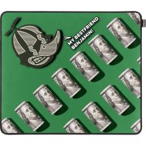 GITGUD Best friend Benjamin Gaming Mouse Mat - Green, XL