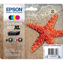 EPSON 603 XL Starfish Cyan, Magenta, Yellow & Black Ink Cartridges - Multipack