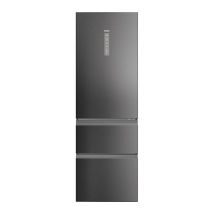 HAIER HTW5618ENMP Fridge Freezer - Platinum Inox