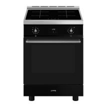 SMEG Concert C6IPBLT2 60 cm Electric Induction Pyrolytic Cooker - Black & Stainless Steel