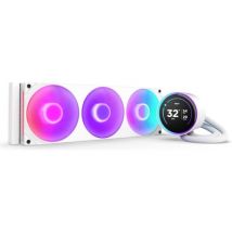 NZXT Kraken Elite 360 RGB 360 mm Liquid CPU Cooler - RGB LED, White
