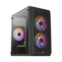 AEROCOOL CS-107-A-BK-v2 Micro ATX Mini Tower PC Case - Black