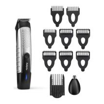 BABYLISS T812U Lithium Power Wet & Dry Beard Trimmer - Silver & Black