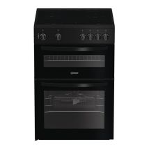 INDESIT ITE6VMB 60 cm Electric Ceramic Cooker - Black
