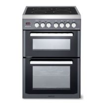 KENWOOD CK235C 60 cm Electric Ceramic Cooker - Slate Grey & Chrome