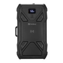 SANDBERG 27000 mAh Portable 5-Panel Solar Power Bank - Black