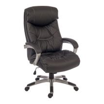 TEKNIK Siesta 6916 Leather Reclining Executive Chair - Black