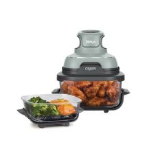NINJA Crispi 4-in-1 Portable Glass Air Fryer - Sage Green
