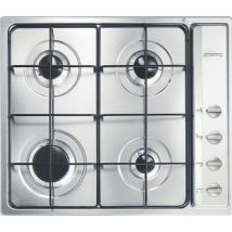 SMEG S64S 59 cm Gas Hob - Stainless Steel