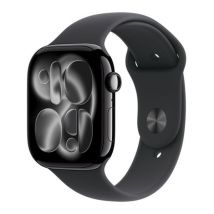APPLE Watch Series 11 - 46 mm Jet Black Aluminium Case with Black Sport Band - S/M