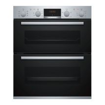 BOSCH Series 4 NBS533BS0B Electric Built-under Double Oven - Stainless Steel