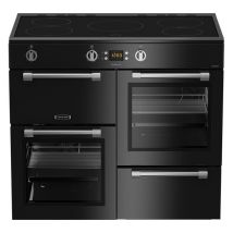 LEISURE Cookmaster CK100D210K Electric Induction Range Cooker - Black