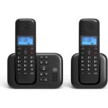 BT 3960 Cordless Phone - Twin Handsets, Black