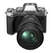 FUJIFILM X-T5 Mirrorless Camera with FUJINON XF 16-80 mm f/4 R OIS WR Lens - Silver