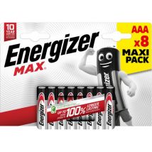 ENERGIZER Max AAA Alkaline Batteries - Pack of 8